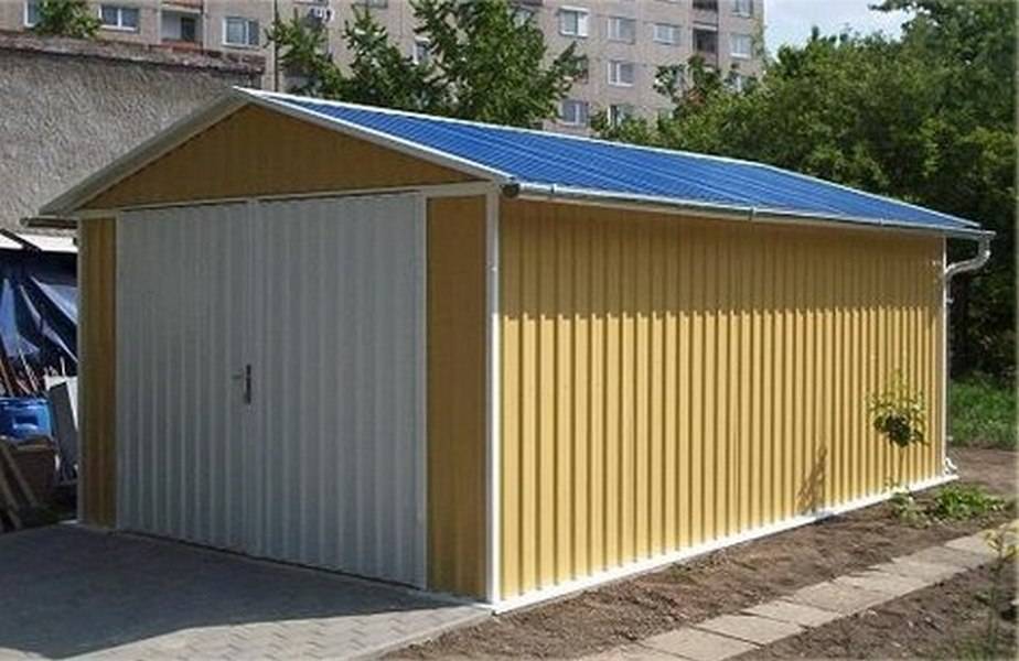 Делаем металлический гараж своими руками: как установить и на что поставить?