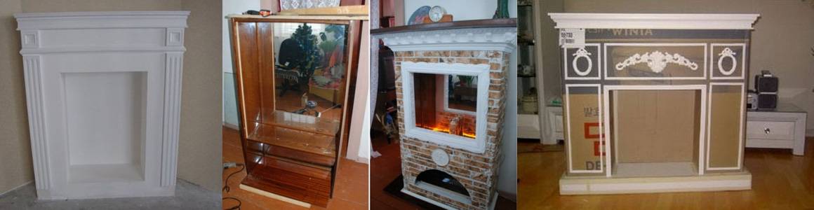 Декоративные камины своими руками. камин из гипсокартона. фото