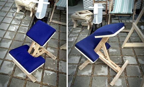 Как сделать ортопедический коленный стул своими руками + чертежи