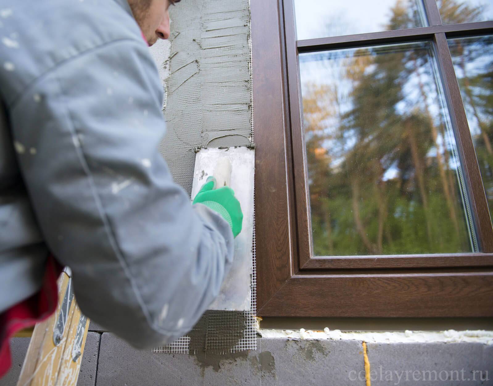 Как заштукатурить верхний откос входной двери - stylelife-mebel.com