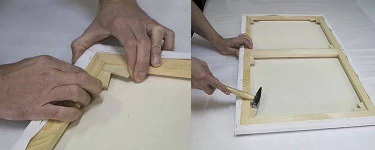 Изготовление деревянных подрамников. как сделать подрамник для холста своими руками? технология изготовления конструкции отсутствие бортика на лицевой части подрамника
