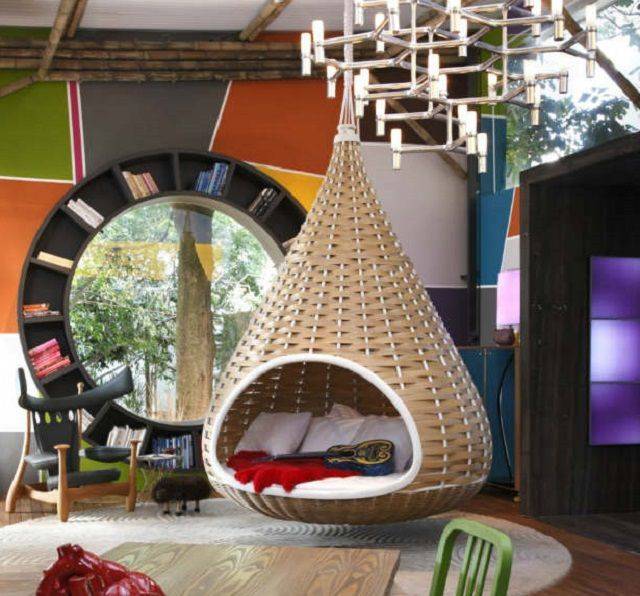 Кресло-кокон: особенности, виды и изготовление