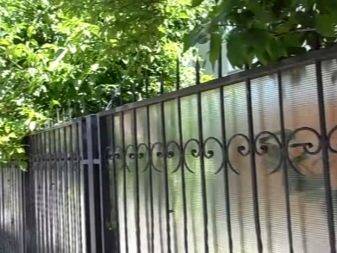 Заборы из поликарбоната в солнечногорске: для дачи, коттеджа. фото каталог работ, отзывы. цены от 1370 руб за погонный метр