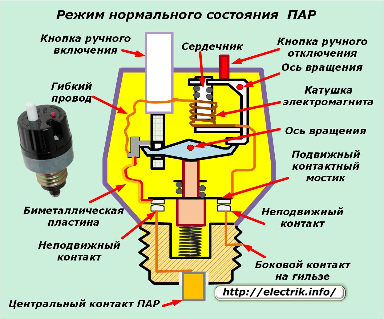 Наладка выключателя