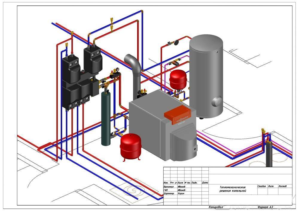 Проект отопления в частном доме
