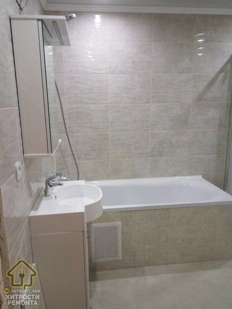 Супруги показали, как в очень маленькой ванной сделать шикарный ремонт: фото до и после