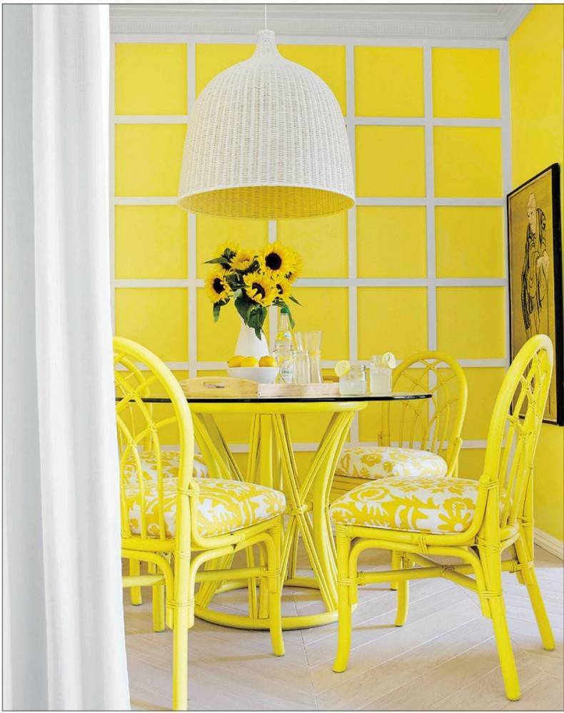 Желтая мебель - 85 фото современных оттенков и рекомендации по их сочетаниям