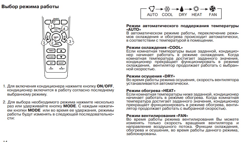 Как включить кондиционер lg без пульта