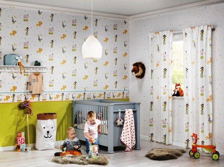Детские обои rasch: модели для раскрашивания bambino в интерьере детской комнаты