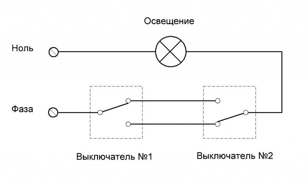 Проходной выключатель из обычного своими руками (схема, видео)