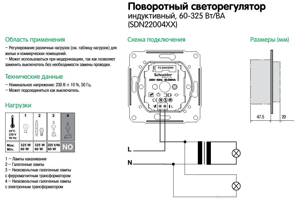 Принцип работы диммера