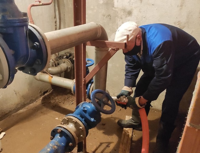 Промывка трубопроводов водоснабжения после монтажа: акт, способы