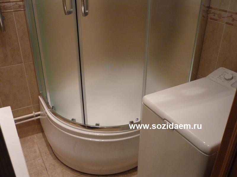 Сборка душевой кабины тритон