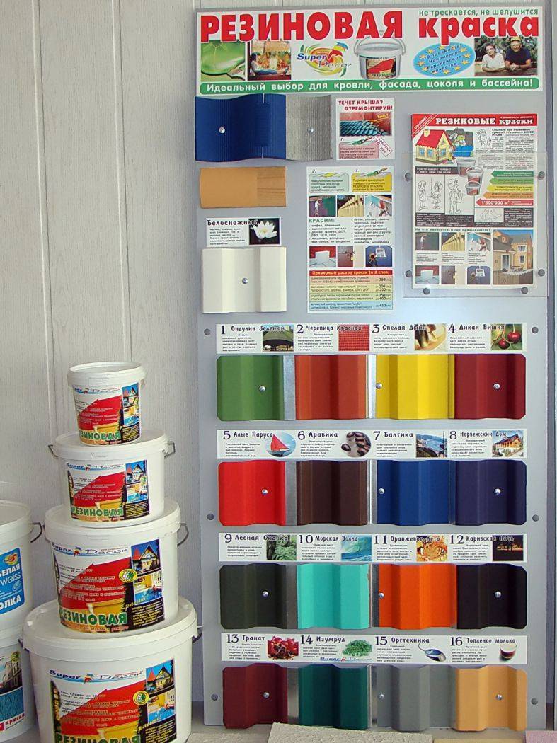 6 лучших резиновых красок