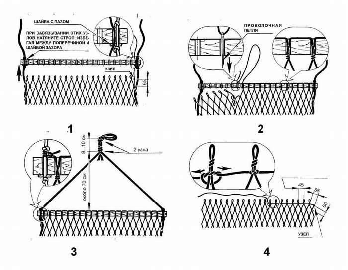 Гамак макраме схема