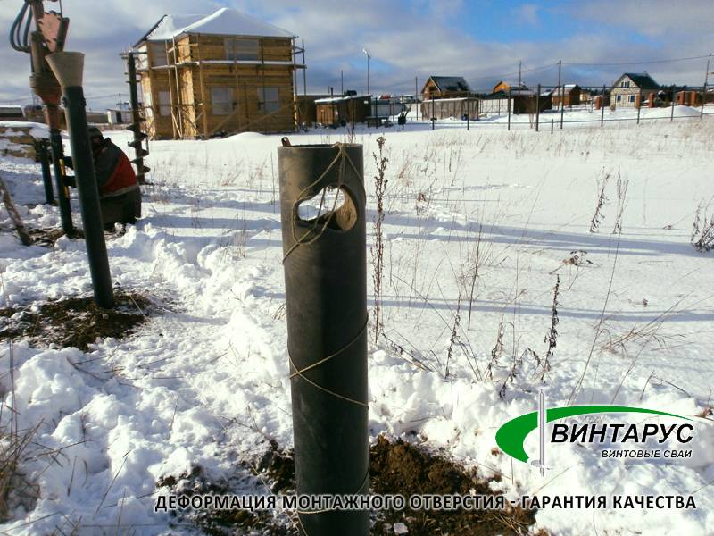 Пошаговая инструкция по монтажу свайно-винтовых оснований