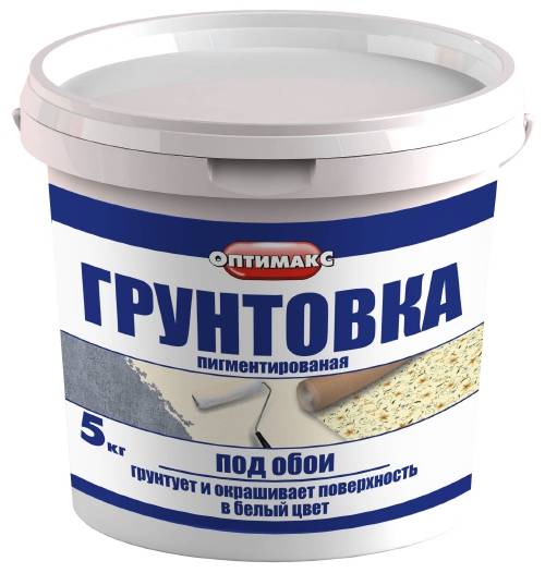 Белая грунтовка под обои: укрывающий, пигментированный и выравнивающий материал, применение грунта для выравнивания цвета стен