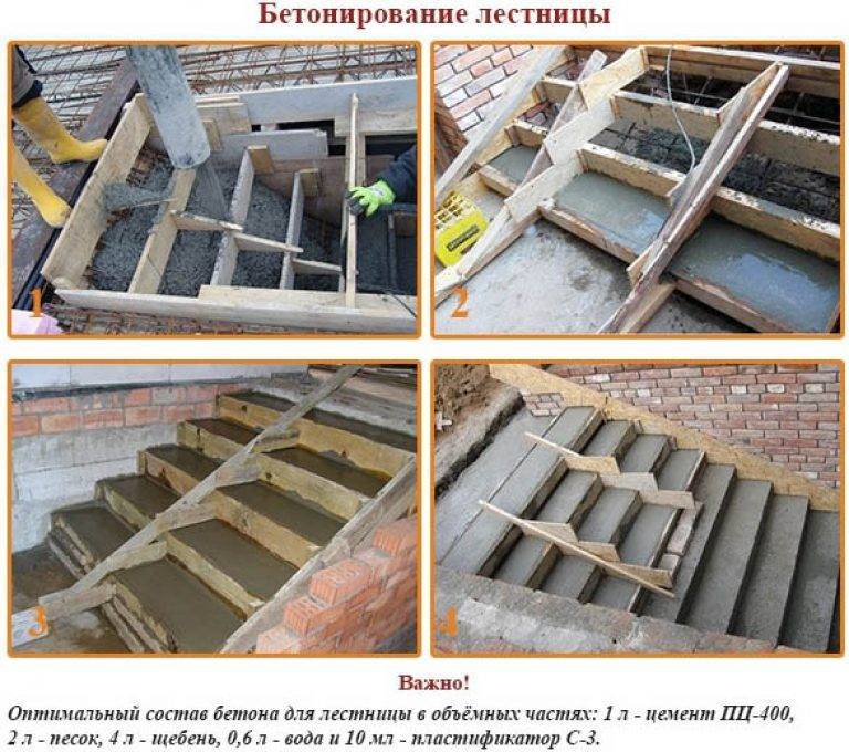 Заливаем бетонные ступеньки своими руками для крыльца частного дома? пошаговая инструкция +видео