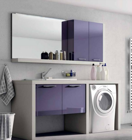Дизайн ванной комнаты со стиральной машиной и выбор моделей