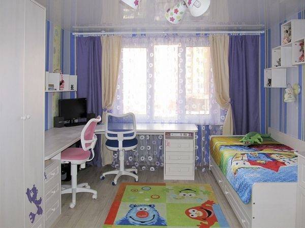 Детская комната для мальчика 12 кв. м: дизайн фото