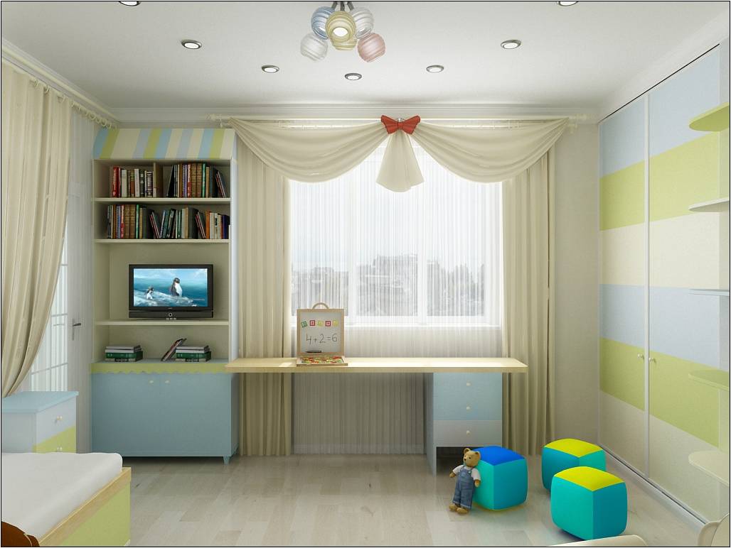 Стол у окна в детской комнате: виды, советы по расположению, дизайн, формы и размеры