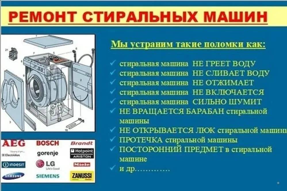 Наиболее частые неисправности стиральных машин и их самостоятельное устранение - stiralkainfo.ru