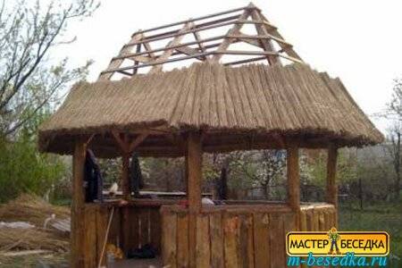 Беседка с односкатной крышей своими руками: пошаговая инструкция, чертежи, фото вариантов