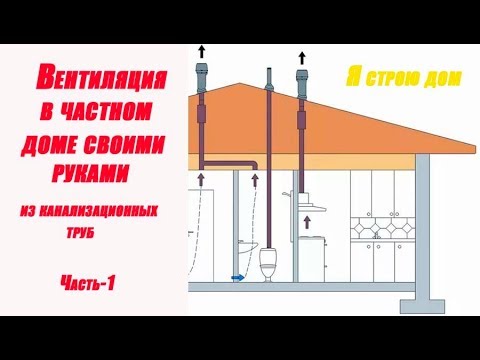 Вентиляция в частном доме из пластиковых труб