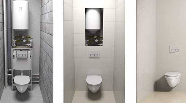 Сколько места съедает инсталляция и канализационный стояк