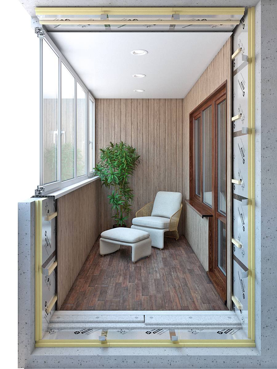 Утепление балкона PIR-плитами: как расширить жилую площадь за счет балкона?