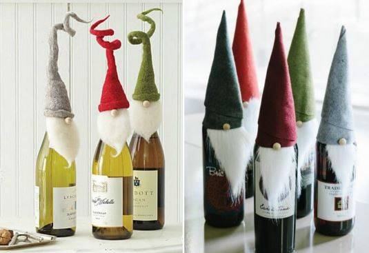 Декупаж бутылки шампанского на новый год: мастер классы, идеи, как красиво украсить бутылку