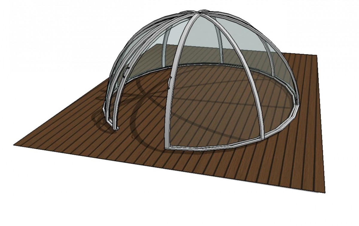 Павильон для бассейна своими руками: возведение “крыши” из поликарбоната