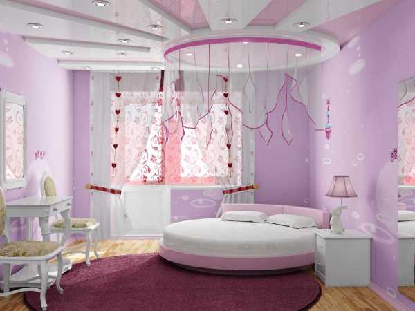 Особенности оформления спальни в сиреневых и фиолетовых тонах
