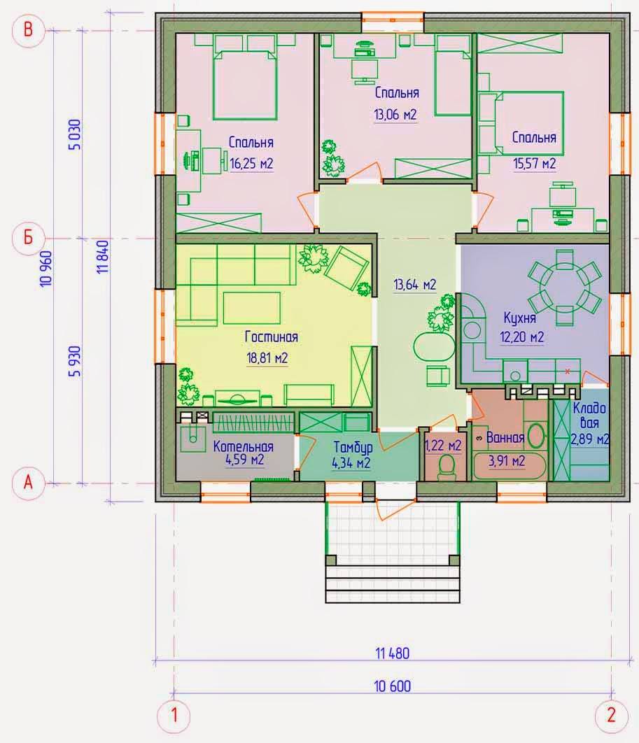 Дом 7 на 8 — типовые и актуальные проекты, варианты современного дизайна и идеи по оформлению дома (85 фото)