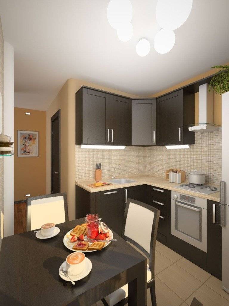 Как создать гармоничный дизайн маленькой кухни 8 кв м?