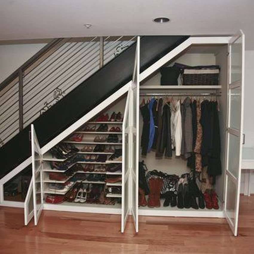 Идеи как использовать пространство под лестницей — 90 фото оригинальных решений и правил оформления в квартире и доме
