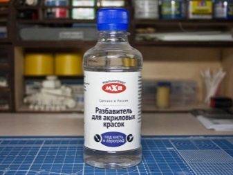 Чем разбавить акриловую краску, выбираем растворитель