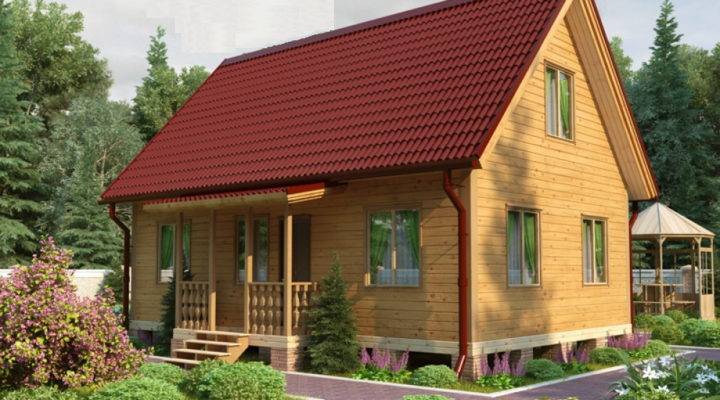 Планировки домов 6 на 8: зонирование пространства и варианты типовых решений