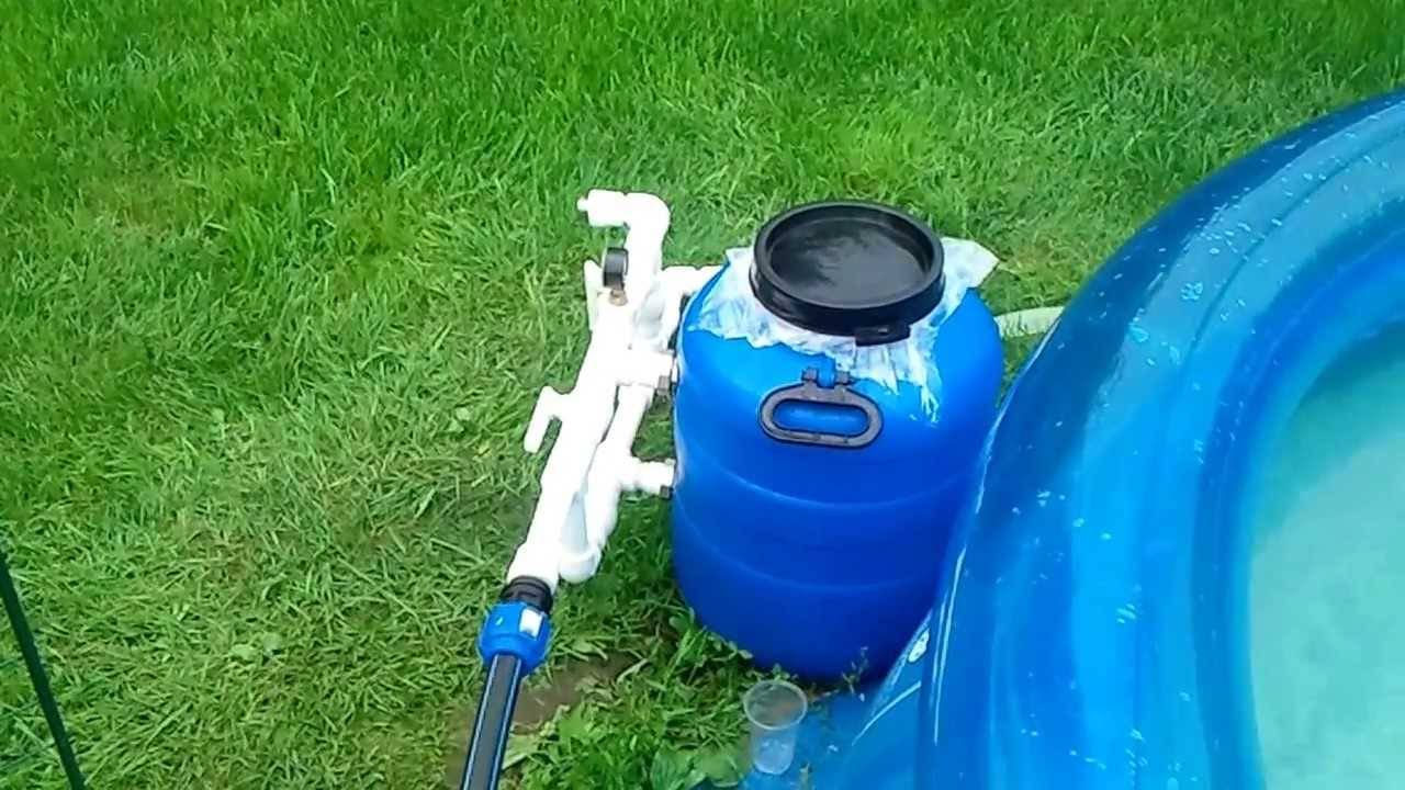 Песочный фильтр для бассейна своими руками из пластиковой бочки: пошаговая инструкция по изготовлению, подключению и обслуживанию устройства | house-fitness.ru