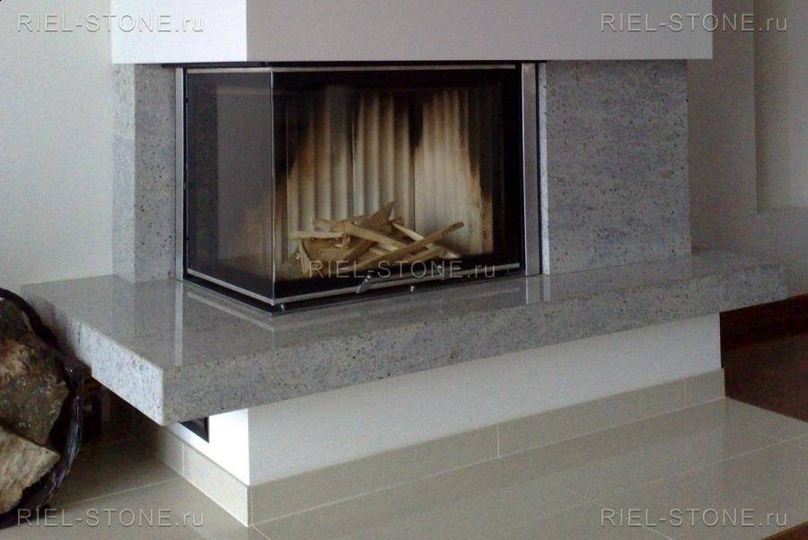 Порталы каминов из мрамора