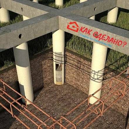 Ростверк — это "решетка" для свайных и столбчатых фундаментов