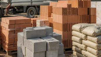 выбор и закупка материалов для частного дома: кирпич, газобетон, керамические блоки, смеси.