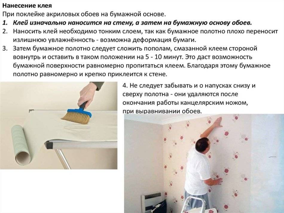 Как клеить флизелиновые обои - инструкция и советы