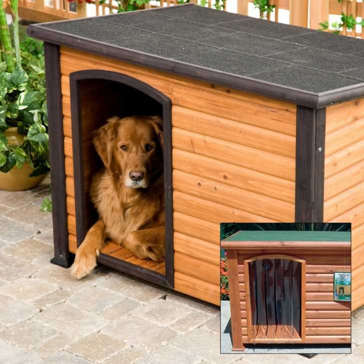 Будка для собаки: виды, размеры, расположение, материалы для строительства, технология сооружения