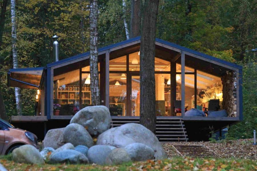 Каркасный дом своими руками: фото этапов строительства