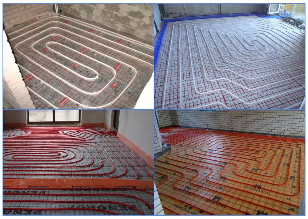 Оптимальный шаг укладки теплого пола: виды труб и расчет