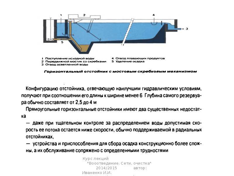 Правила эксплуатации систем водоотведения. Горизонтальный отстойник для очистки сточных вод. Схема горизонтального отстойника для очистки сточных вод. Горизонтальный отстойник для очистки питьевой воды. Горизонтальный отстойник фото.