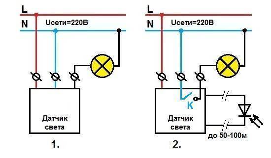 Принцип работы датчика света