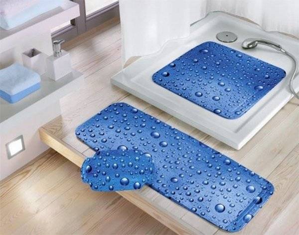 Резиновый коврик в ванную: рулонный ковер для комнаты на прорезиненной основе, модели в рулонах для детей