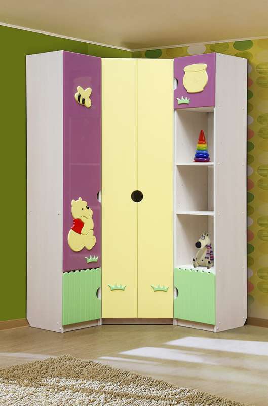 Угловой шкаф в детскую, как подразделяются, основные требования к ним